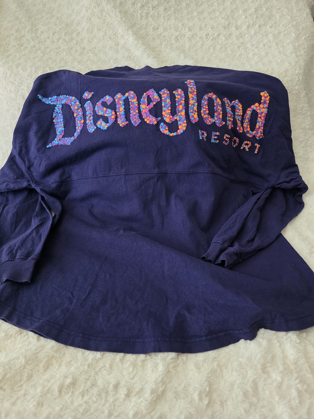 Disneyland Spirit Jersey Long-Sleeve Castle - Navy - Picture 2 of 2